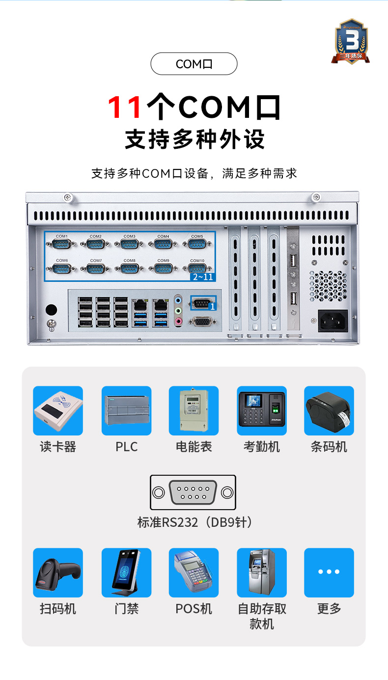 國產(chǎn)化芯片工控機(jī),飛騰D2000處理器工業(yè)主機(jī),DT-5206-SD2000MB.jpg