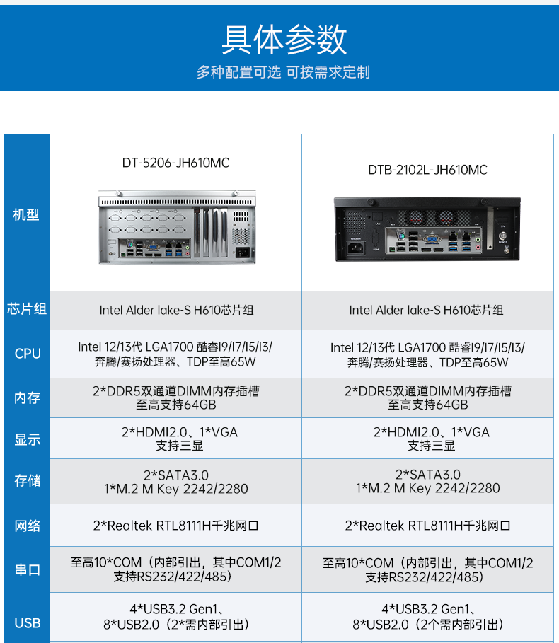 壁掛式浙江工控機,接口豐富可三屏顯示主機廠家,DT-5206-JH610MC.png
