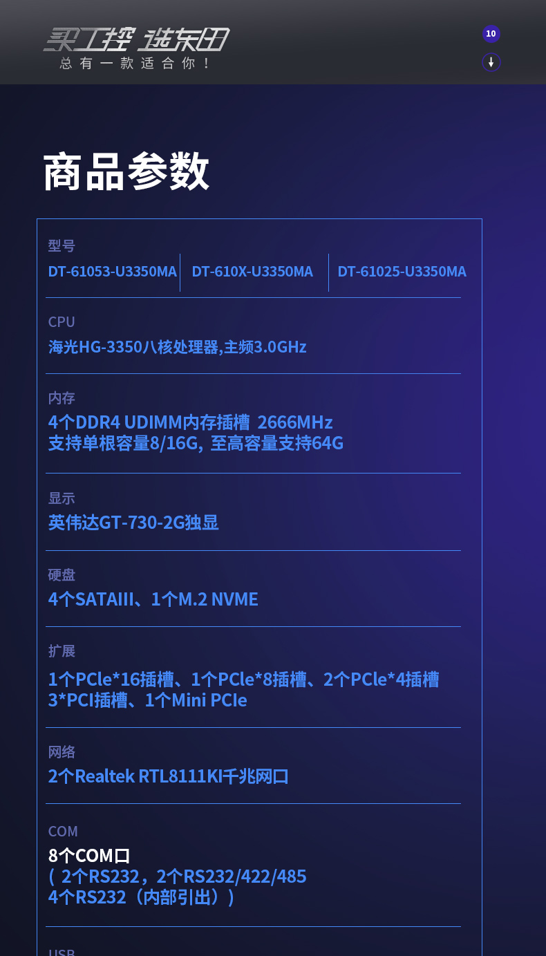 國(guó)產(chǎn)化海光2U工控機(jī),銀河麒麟國(guó)產(chǎn)操作系統(tǒng),DT-61025-U3350MA.jpg
